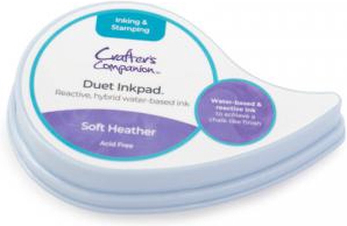 Crafters Companion - Duet Inkpad - Soft Heather